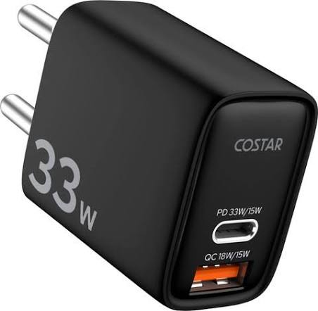 33W Dual-Port Fast Charger
