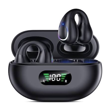 VoltEdge Open-Ear Clip Wireless Earbuds