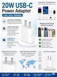 VoltEdge 20W PD Compact Wall Charger