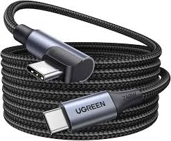 Right-Angle Gaming USB-C Cable 2m