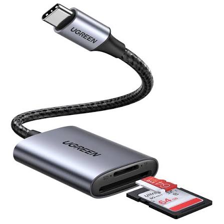 VoltEdge USB-C Card Reader for SD and microSD