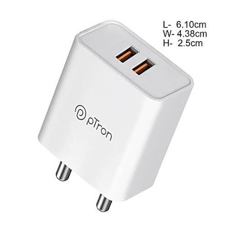 VoltEdge 12W Dual-USB Bedside Charger