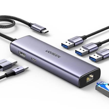 VoltEdge 6-in-1 USB-C Hub with 4K HDMI