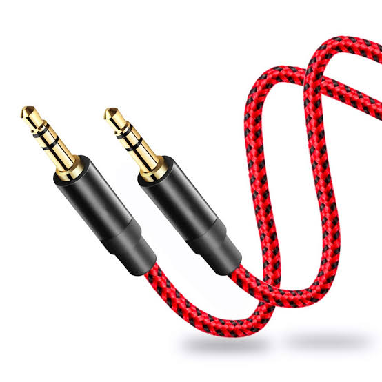 VoltEdge Braided 3.5mm AUX Audio Cable 1.2m