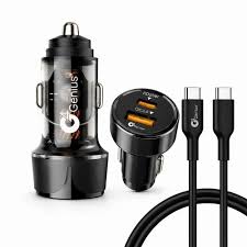 VoltEdge 45W Dual-Port Car Charger