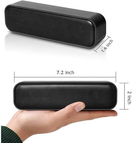 Soundbar-Style Desktop Speaker