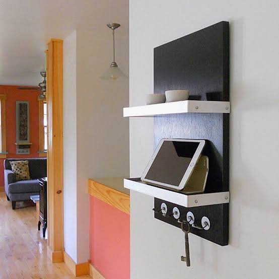 Wall-Mount Charging Shelf