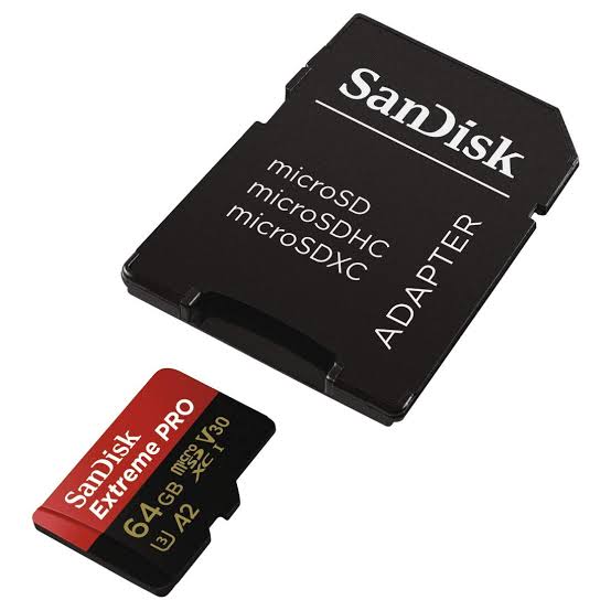 64GB microSD Card with Adapter