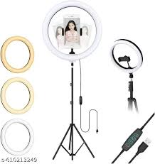 VoltEdge 10-inch Ring Light with Floor Stand